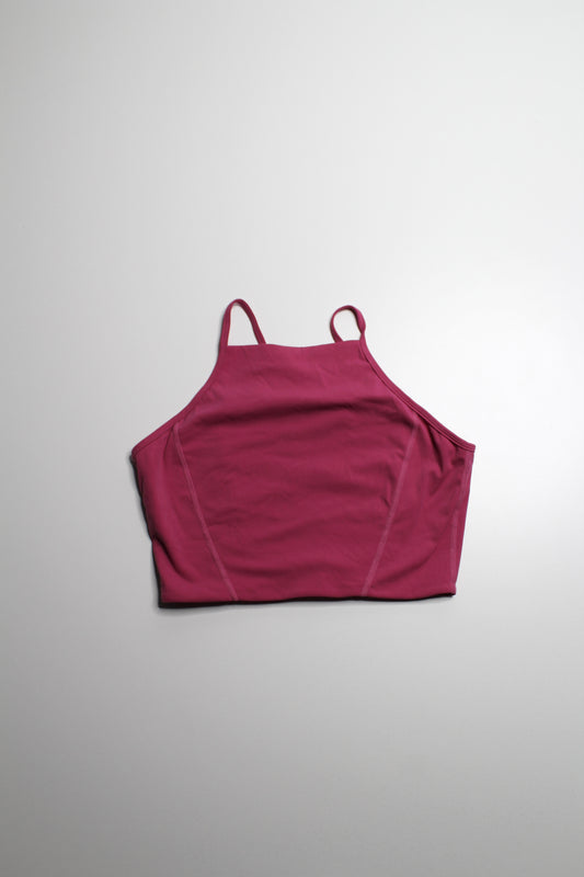 Buff Bunny pink strappy back sports bra, size medium *matching leggings available (sale: 20% off)