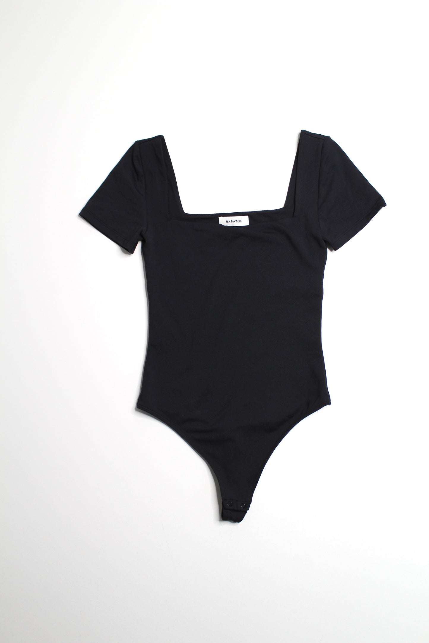 Aritzia babaton black square neck contour bodysuit, size small