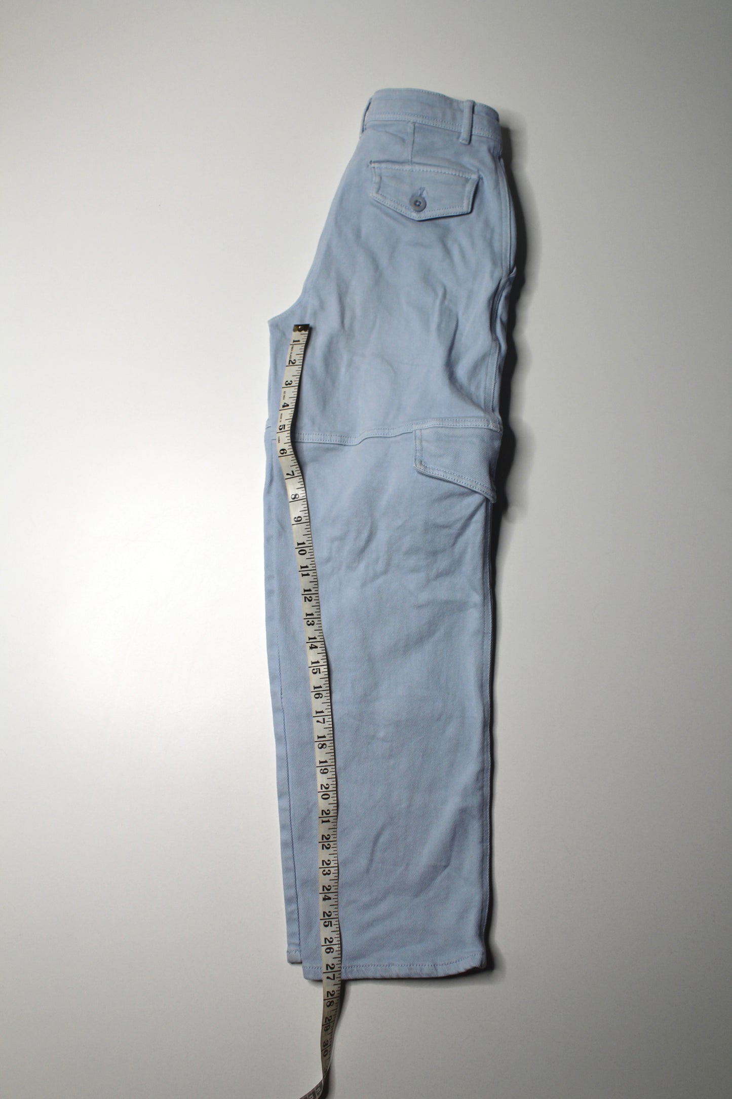 Aritzia Wilfred Free light blue straight leg cargo style pant, size 0