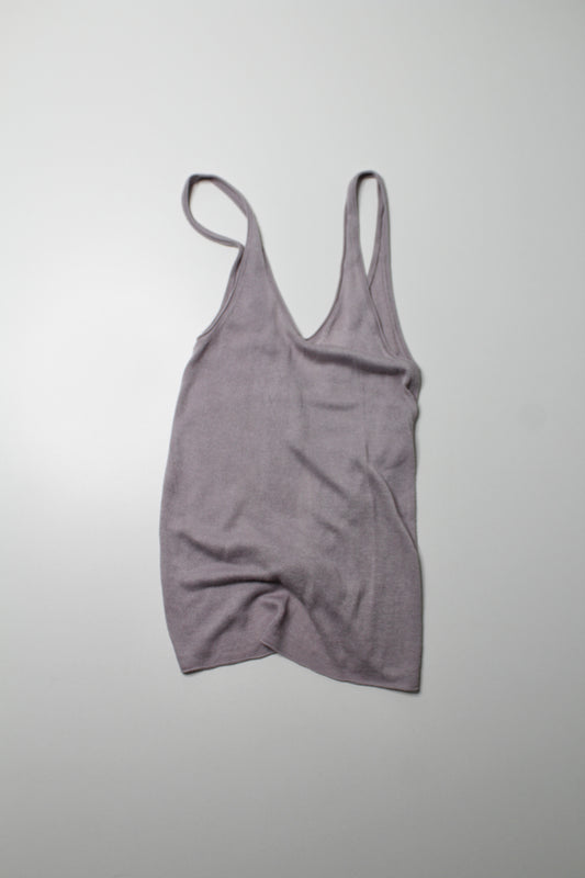 Lululemon x Taryn Toomey faint mauve ‘heart opener’ knit cami, size 4 (loose fit)