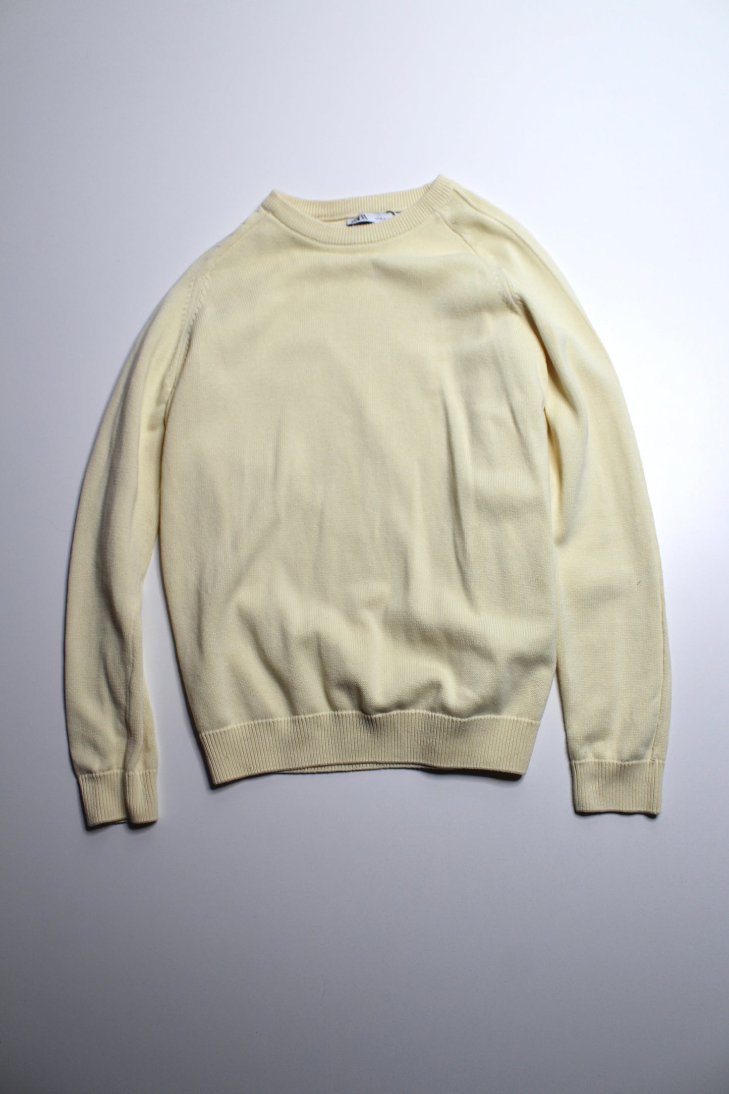 Zara butter yellow knit sweater, size medium (sale: was $25)