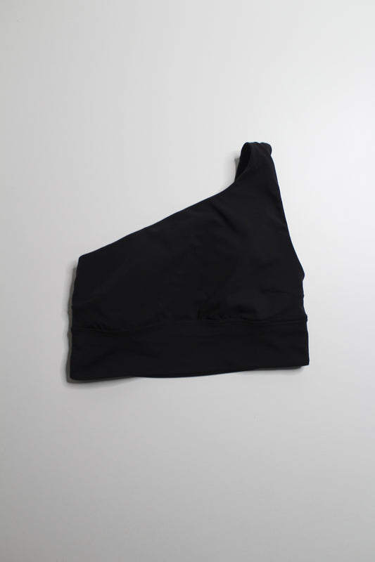 Lululemon black ‘align’ asymmetrical bra, size 8 (price reduced: was $35) (additional 10% off)