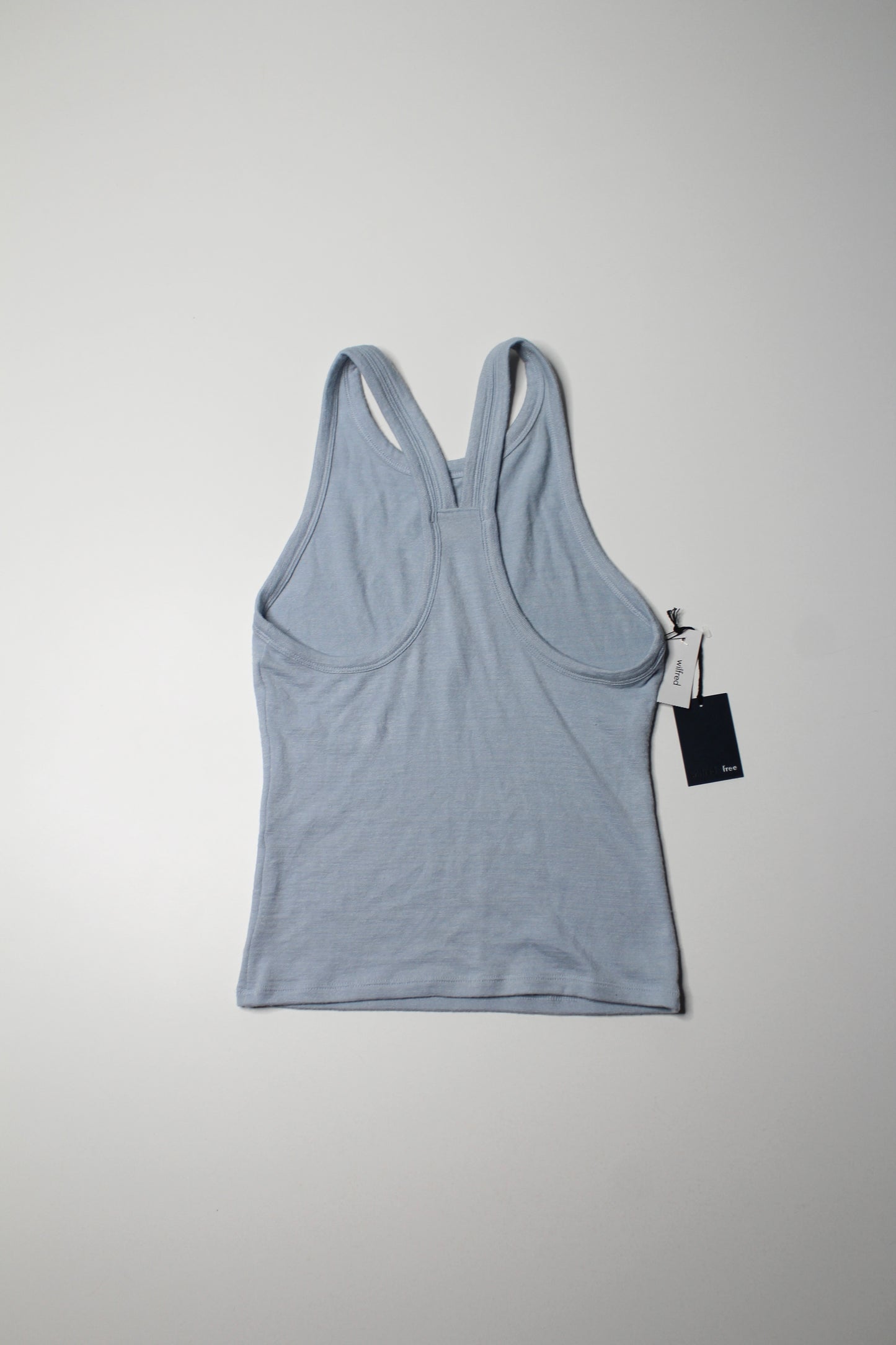 Aritzia Wilfred Free blue willow ‘amabel’ tank, size medium *new with tags