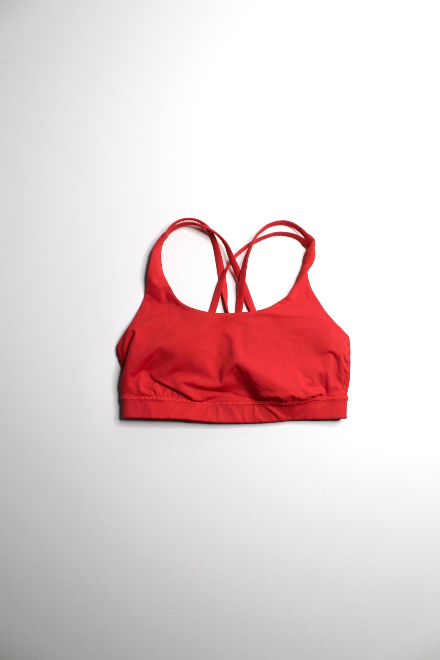 Lululemon red energy bra, size 8