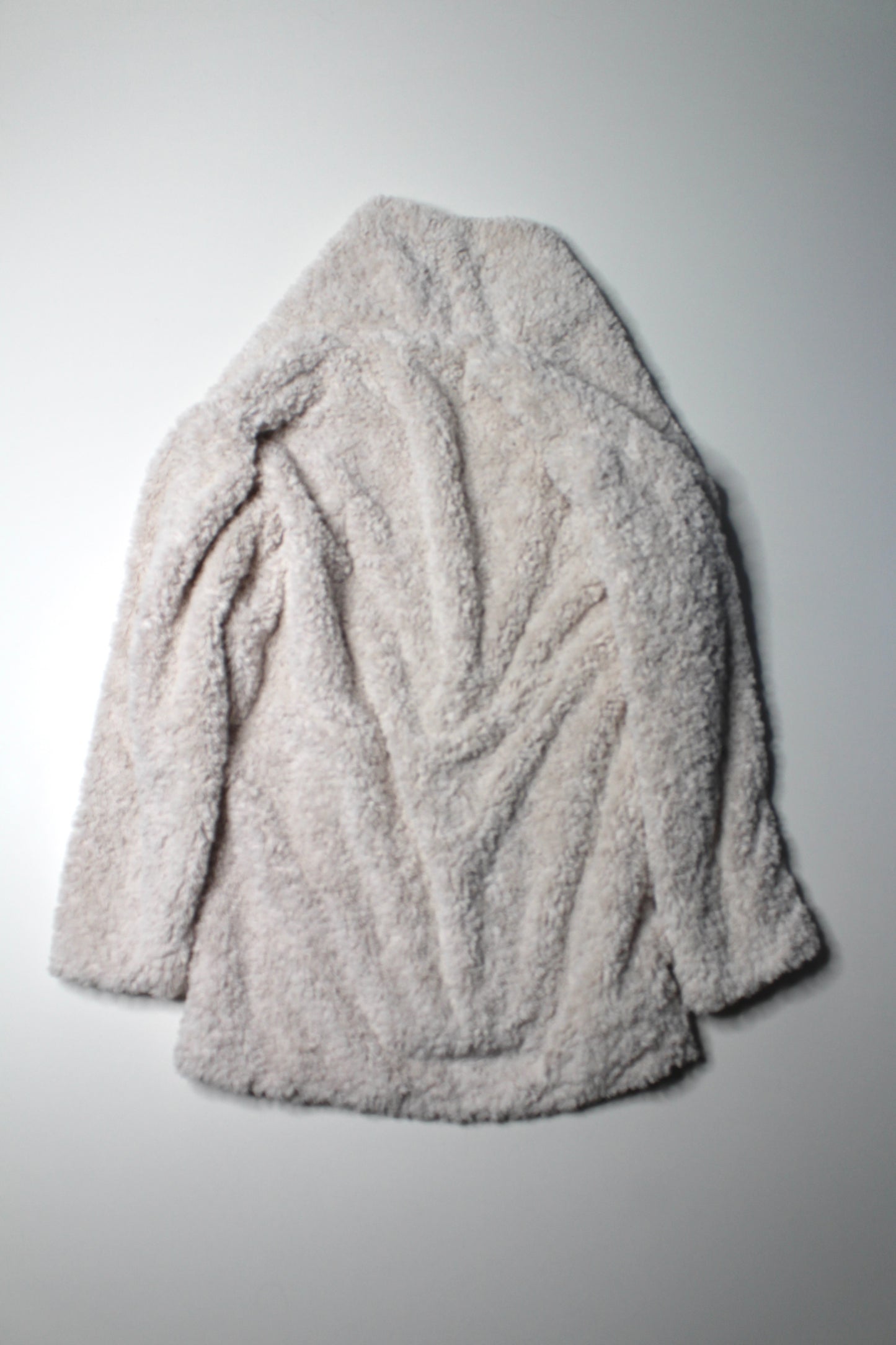 Black Tape cream fuzzy jacket, size small (50% off)