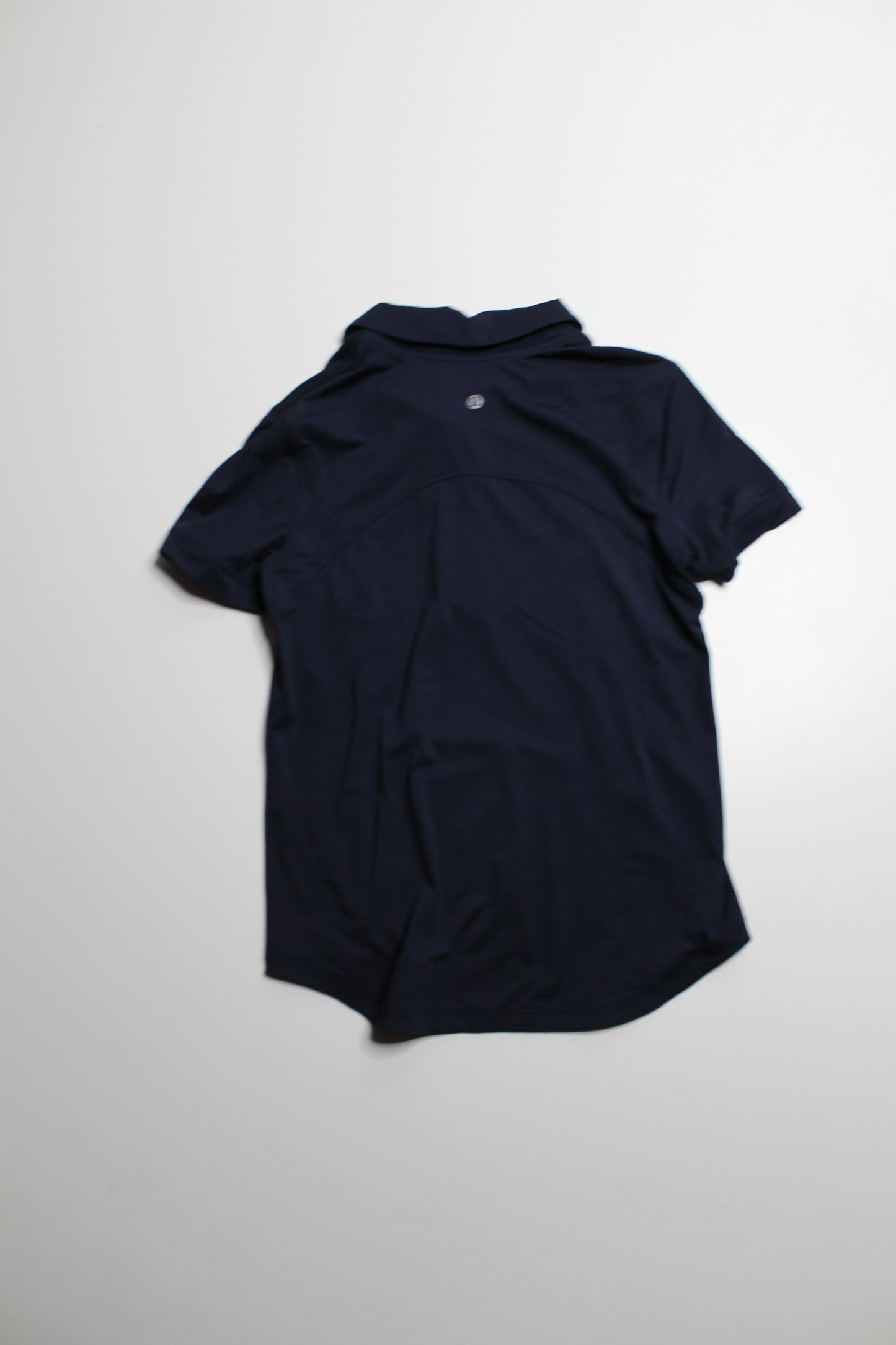 Lululemon true navy shirt sleeve golf polo, size 4 (relaxed fit)