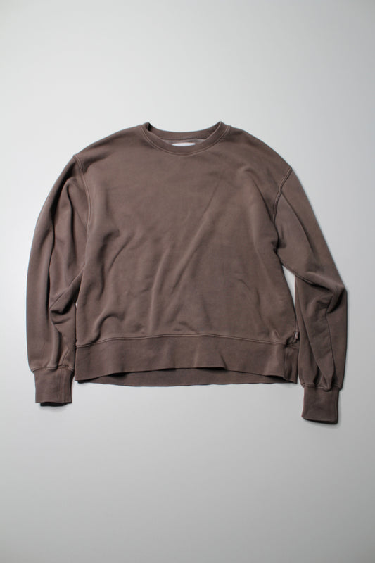 Aritzia TNA light mocha cozy sweatshirt, size 1 (size small, oversized fit)