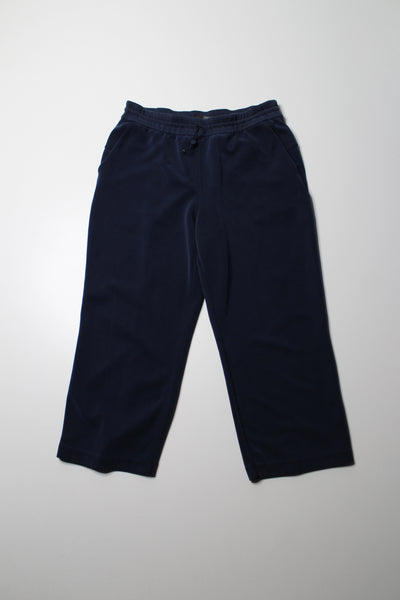 Lululemon true navy ‘softstreme high rise straight leg’ crop pant, size 10