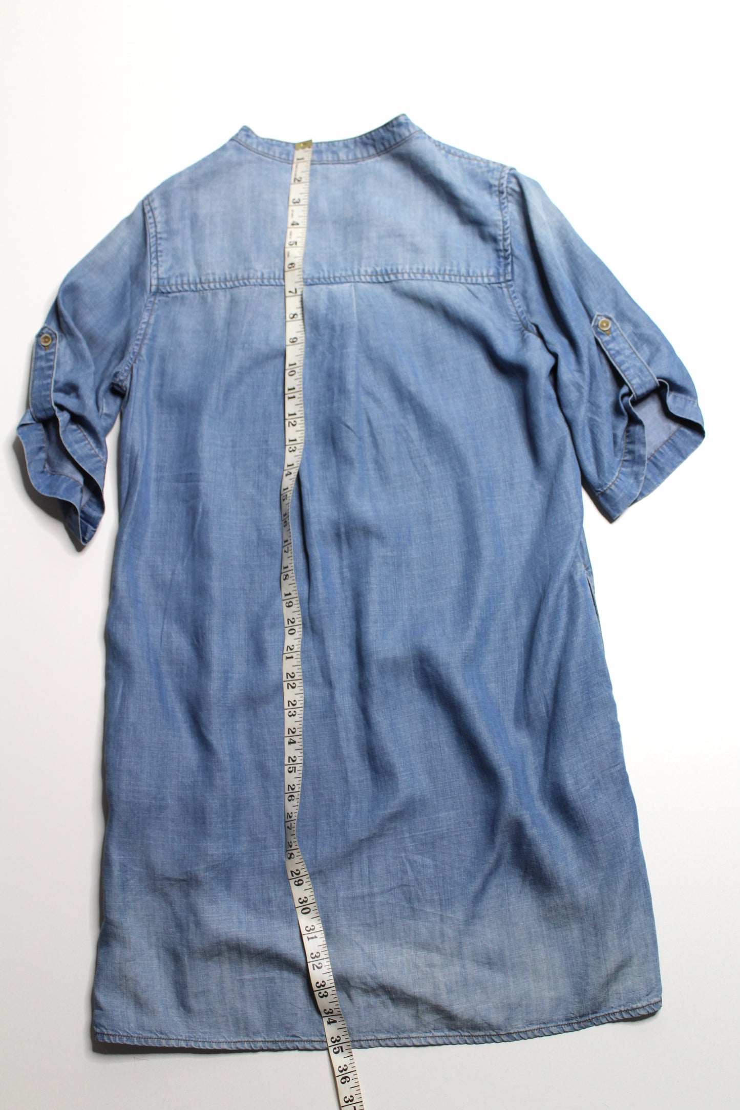 Anthropologie Cloth & Stone chambray tunic dress, size small