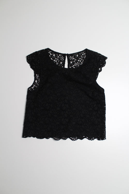 Aritzia talula lace cap sleeve blouse, size small