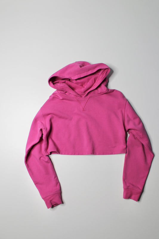 Lululemon pink cropped ‘all yours’ hoodie, size 6 (was $48)