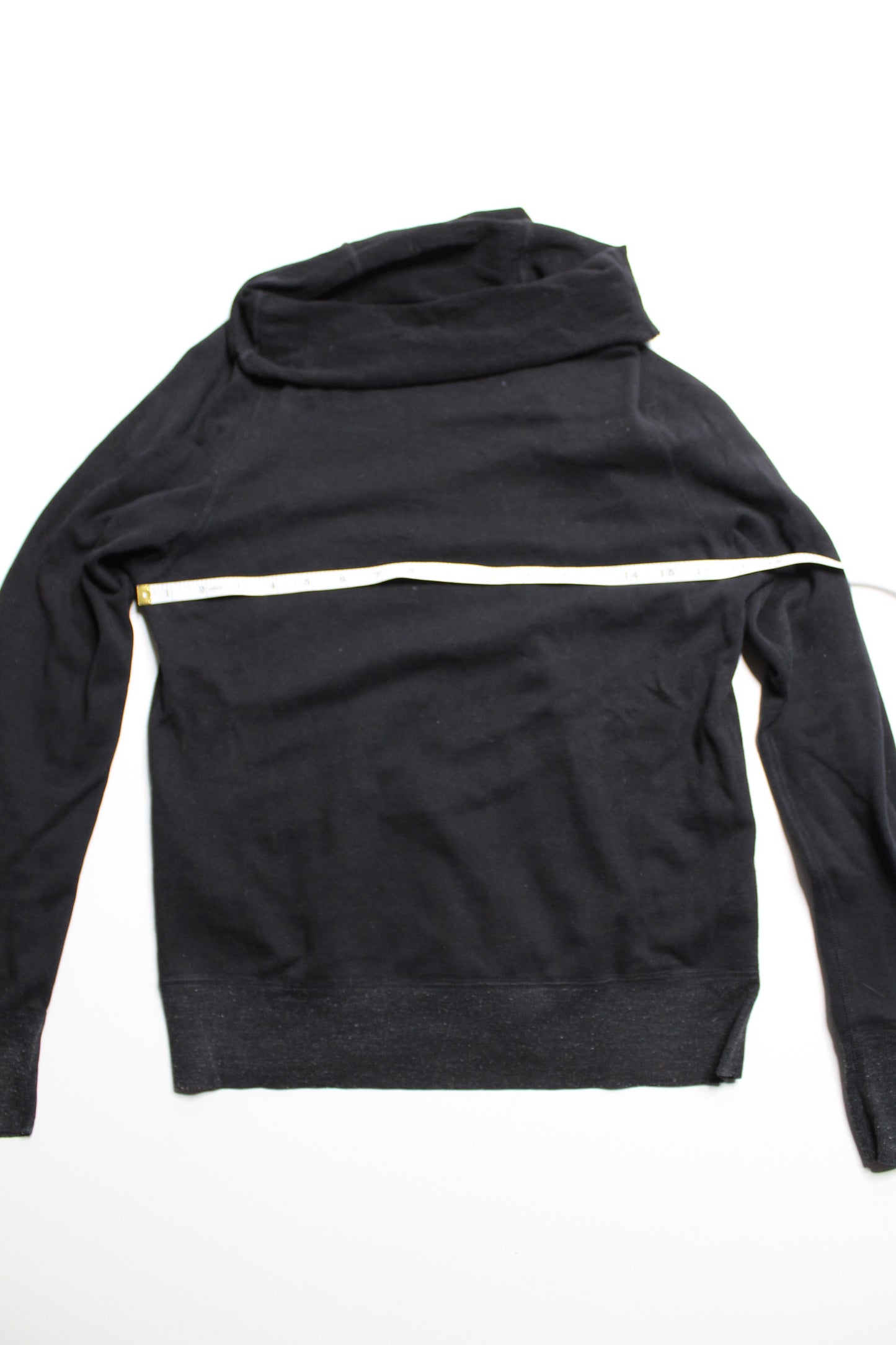 James Perse dark grey turtleneck/ cowl neck sweater, size 2 (fits like xs) (additional 50% off)