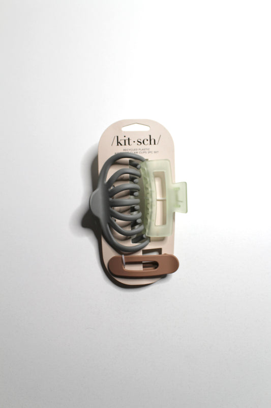 Anthropologie kitsch 3 pack claw clips *new in package