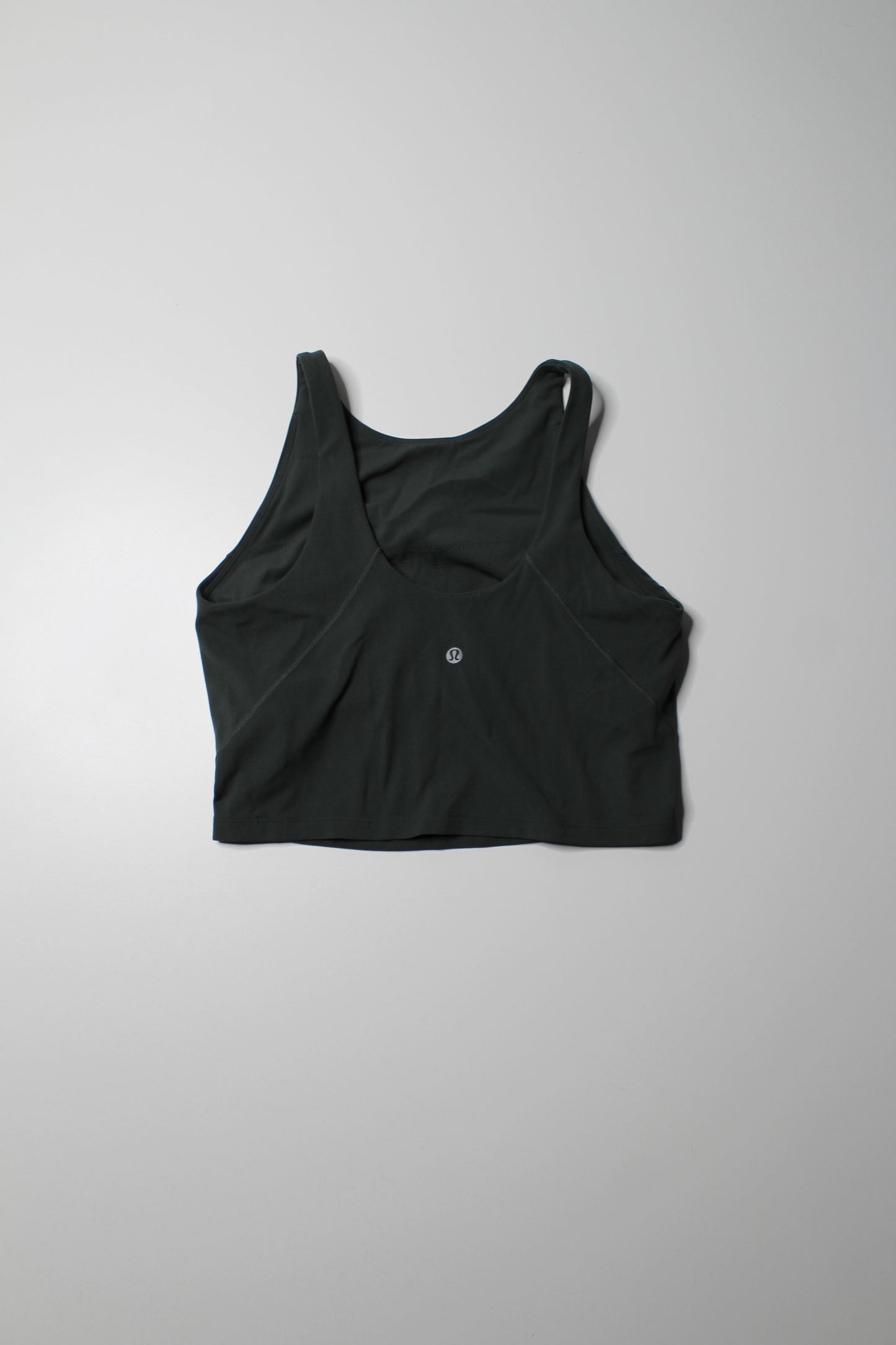 Lululemon smoked spruce ‘align’ tank, size 8 *high neck