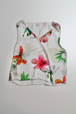Aritzia babaton floral murphy blouse, size medium