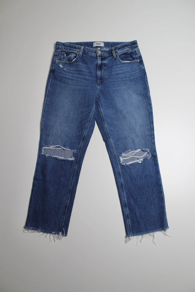 Paige noella crop distressed jeans, size 30