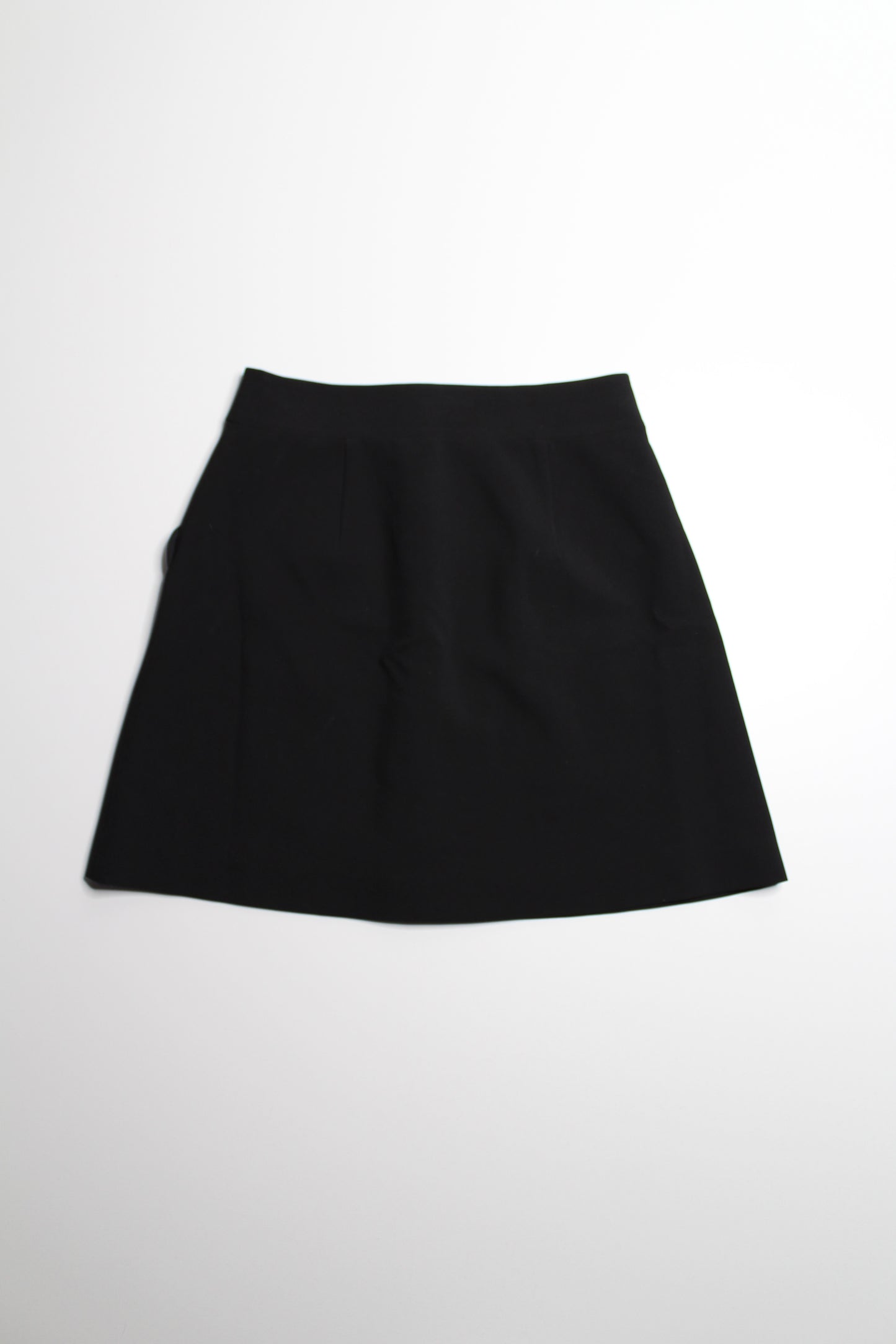 Kate Spade black high waisted button front a line skirt, size 6 (additional 20% off)