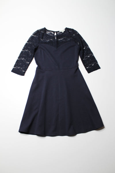 Monteau midnight navy fit and flare dress, size xs