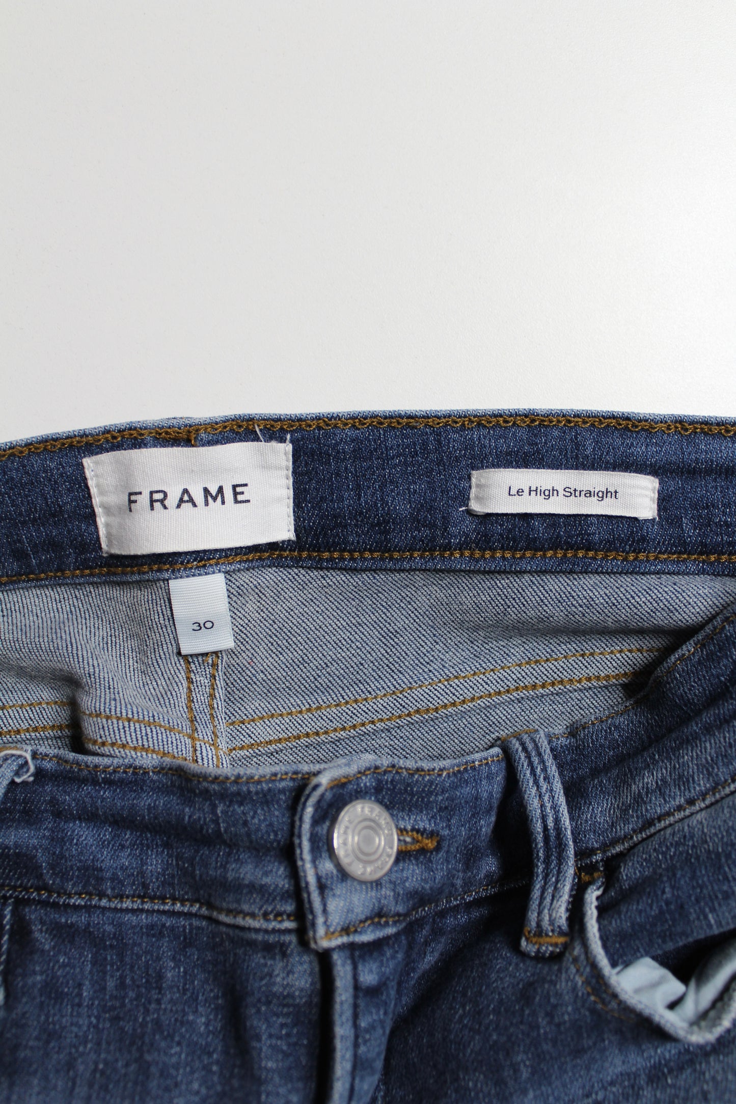 Frame le high straight jeans, size 30 (sale: was $58)