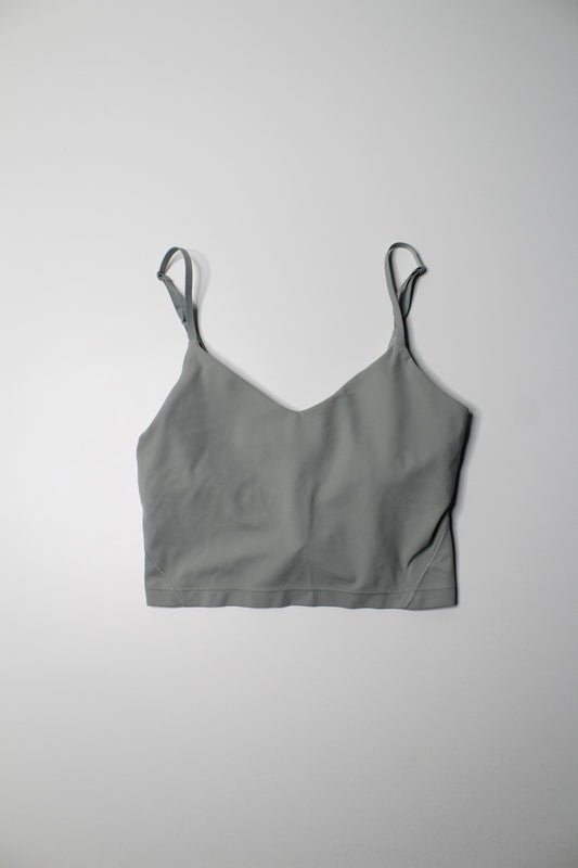 Lululemon grey sage ‘cropped cami align’ tank, size 6