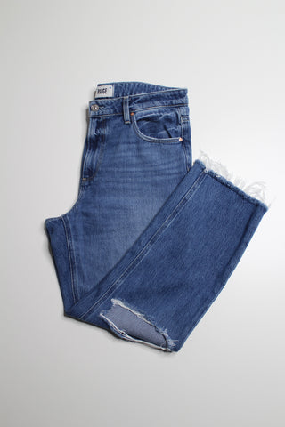 Paige noella crop distressed jeans, size 30