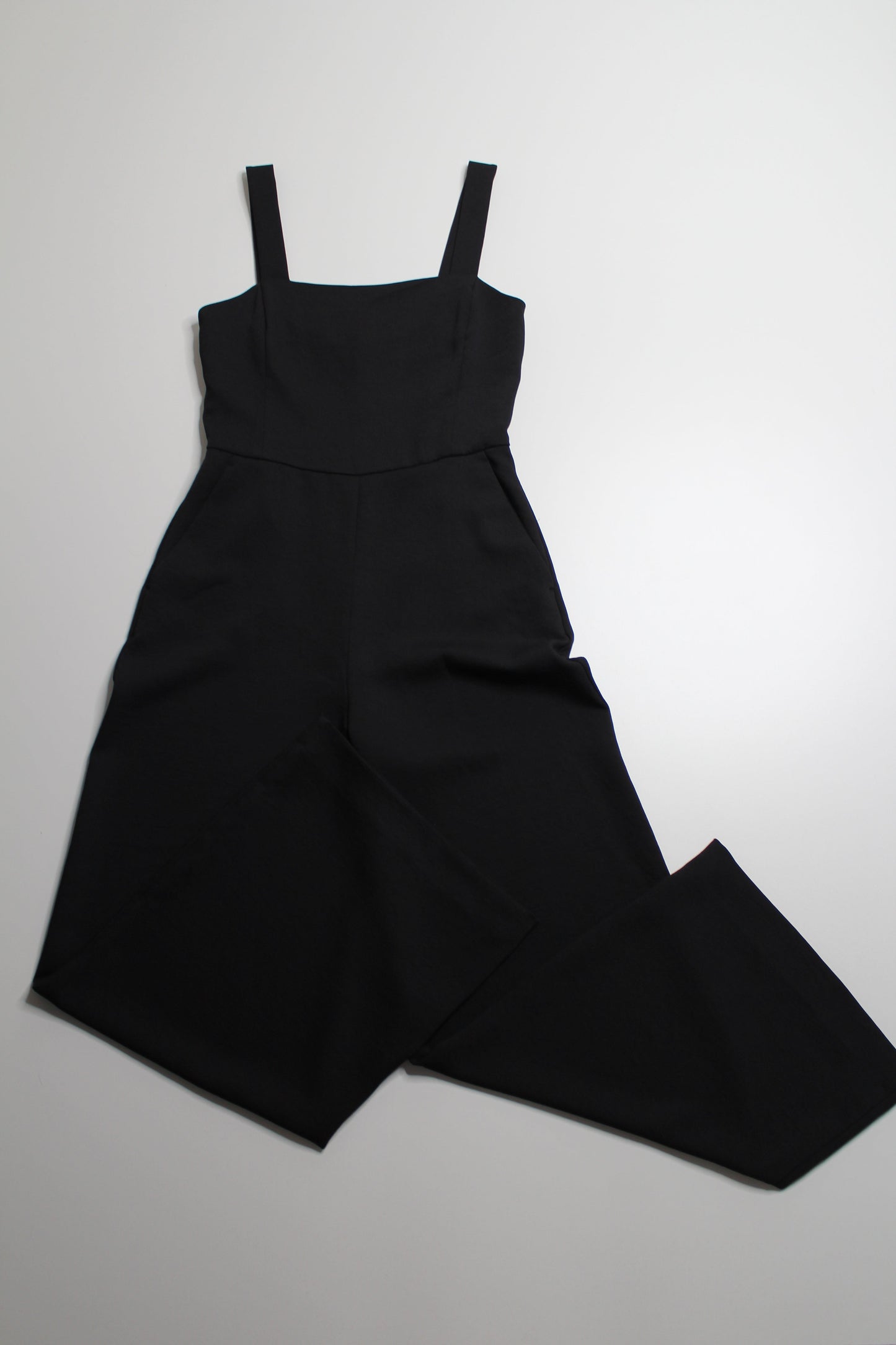 Aritzia wilfred black ‘picard’ wide leg jumpsuit, size 2 (size small)