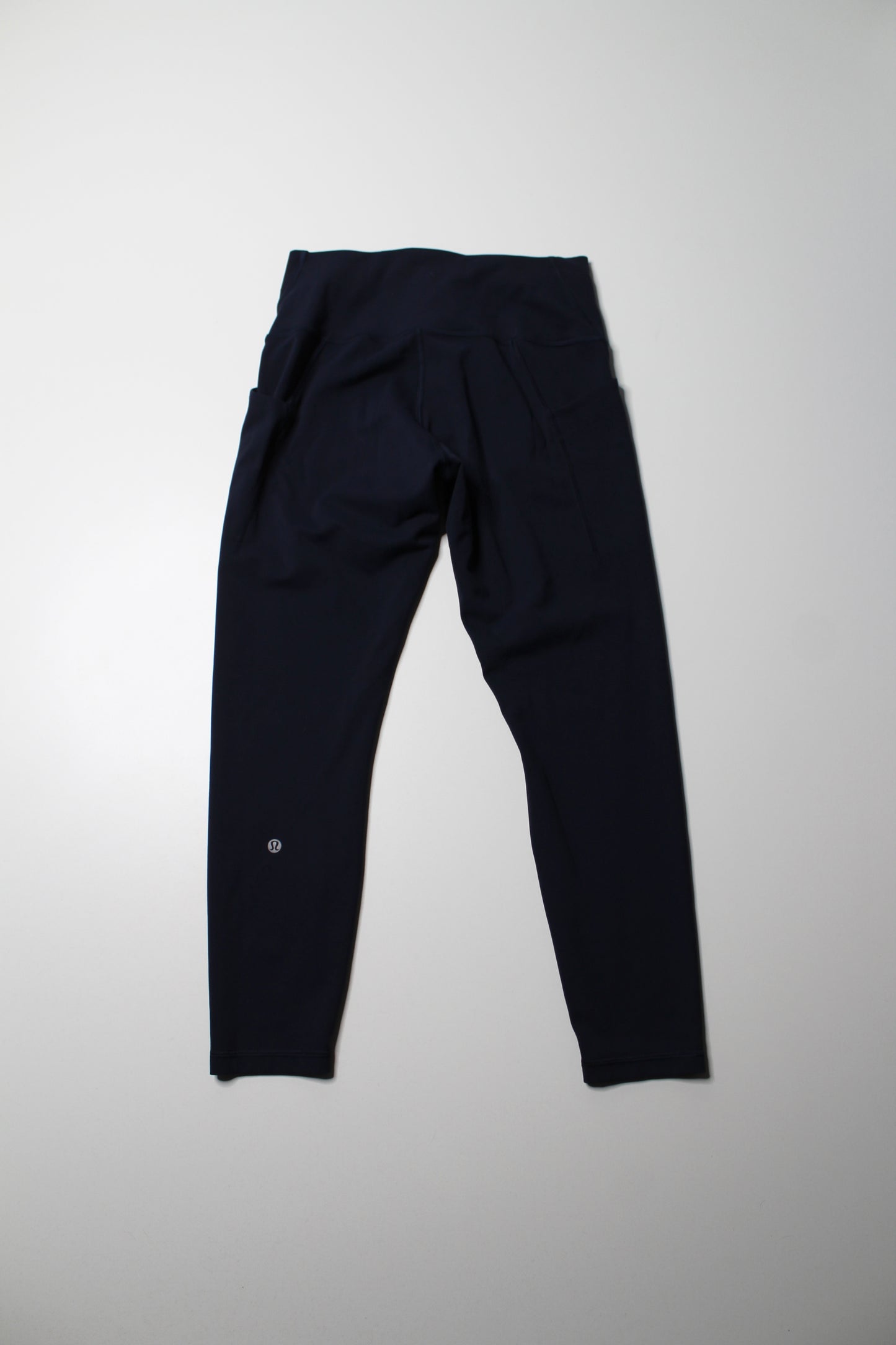 Lululemon true navy ‘wunder train’ tights, size 10 (25”)