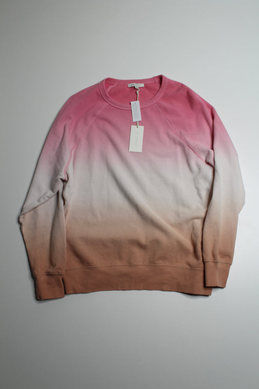 Z Supply 'Jonah sunset' terry cotton sweatshirt, size xs (loose fit) *new with tags (additional 40% off)