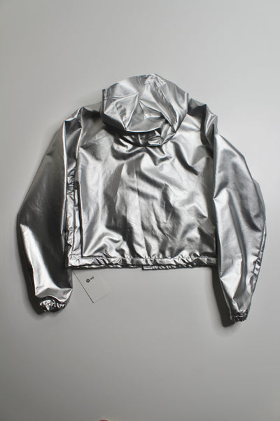 Lululemon lab metallic hooded jacket, size 6 *new with tags