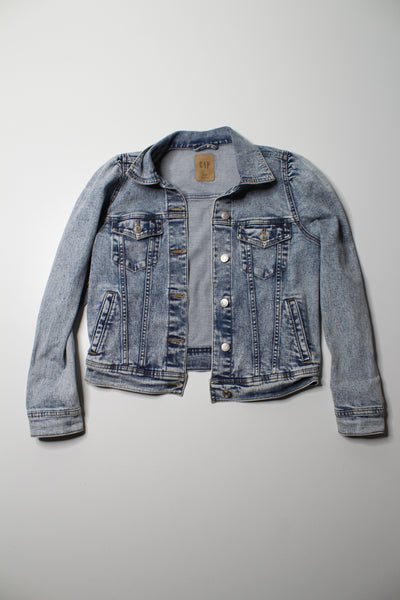 Gap acid wash jean jacket, size small (relaxed fit)