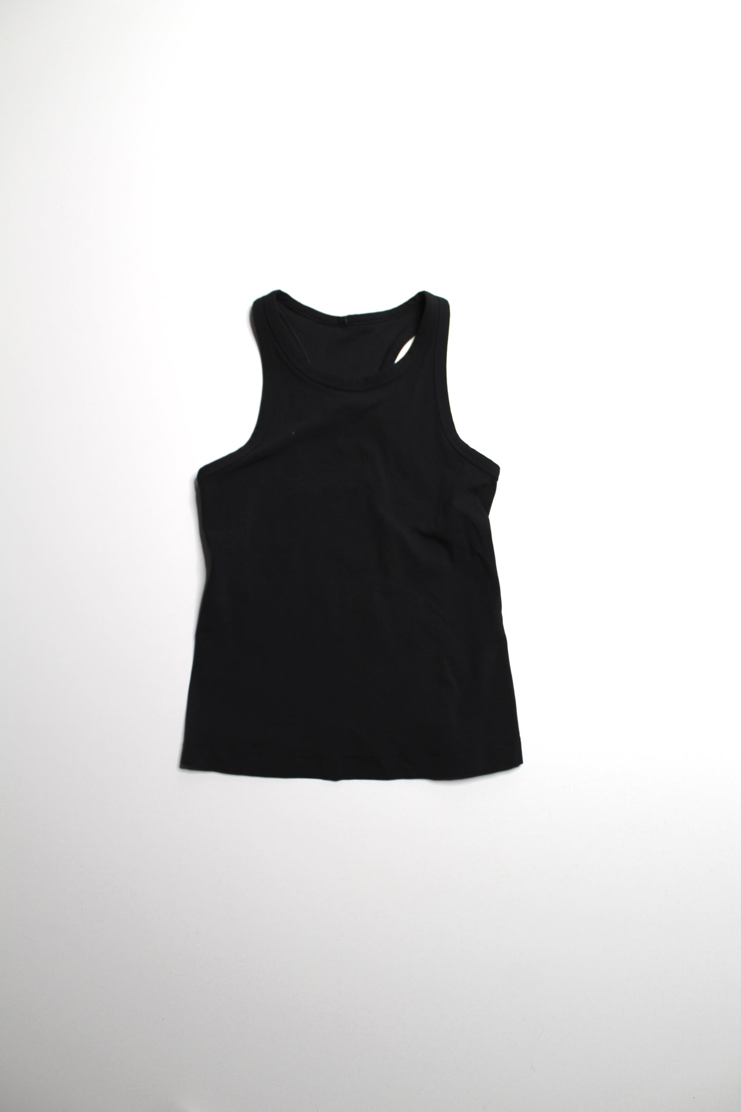Lululemon black waist length racerback ‘align’ tank, no size. Fits like 4