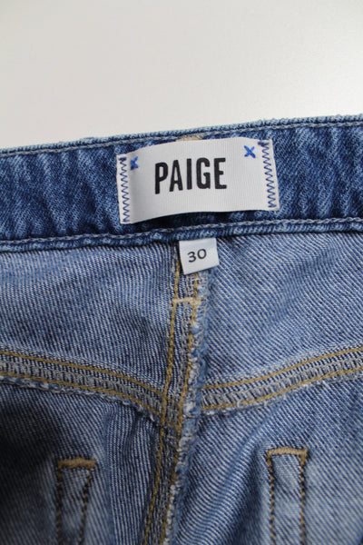 Paige noella crop distressed jeans, size 30