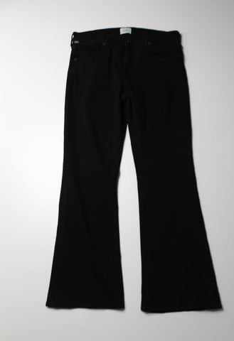 Citizens of Humanity plush black emmanuelle slim bootcut jeans, size 31 (29")