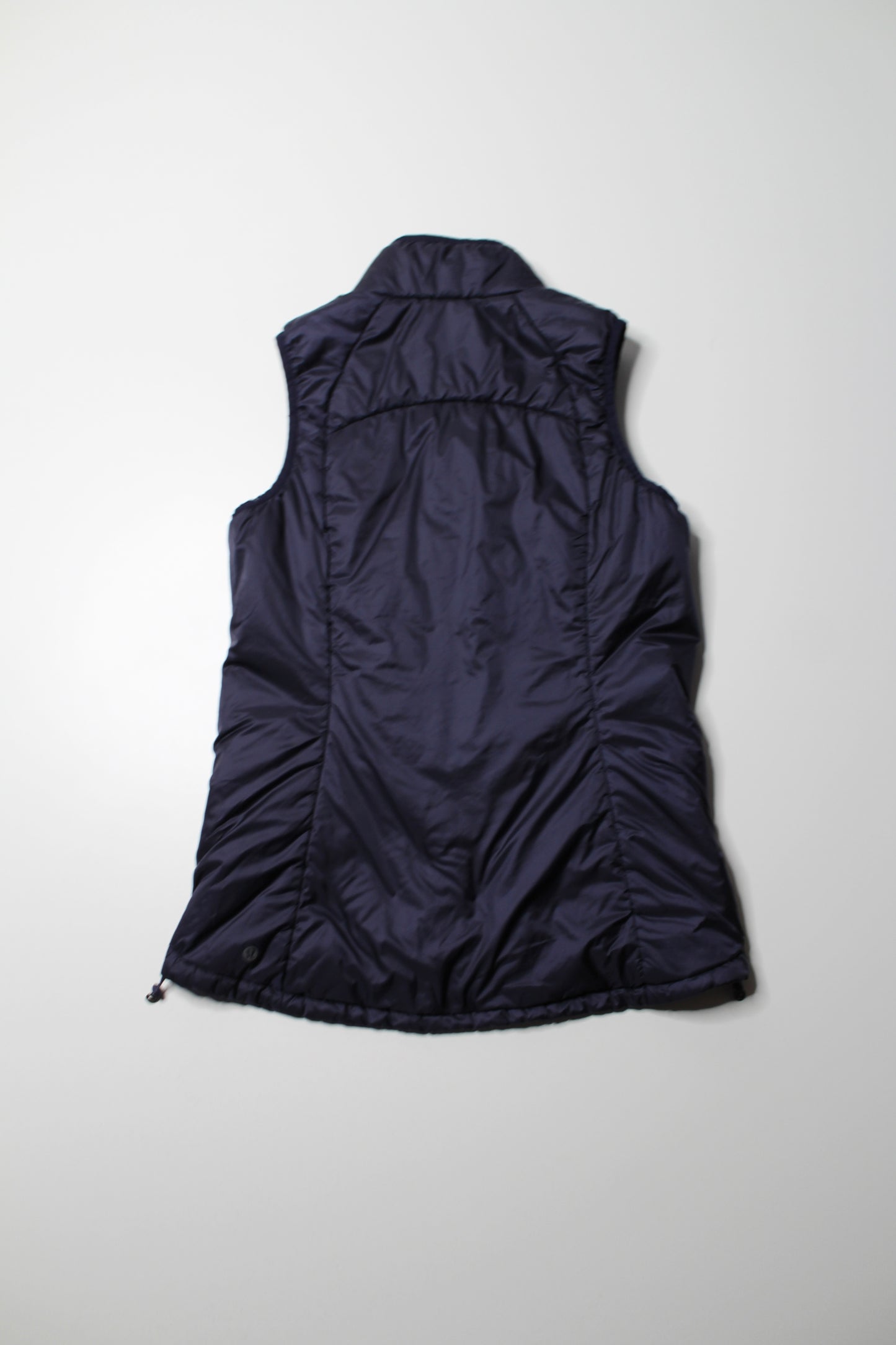 Lululemon deep indigo ‘layer up’ vest, size 8 *reversible