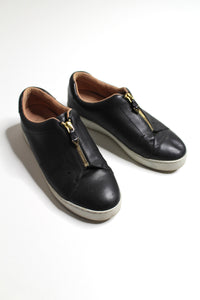 Vionic splendid ellis black leather orthopedic comfort sneakers, Size 7.5 (additional 50% off)