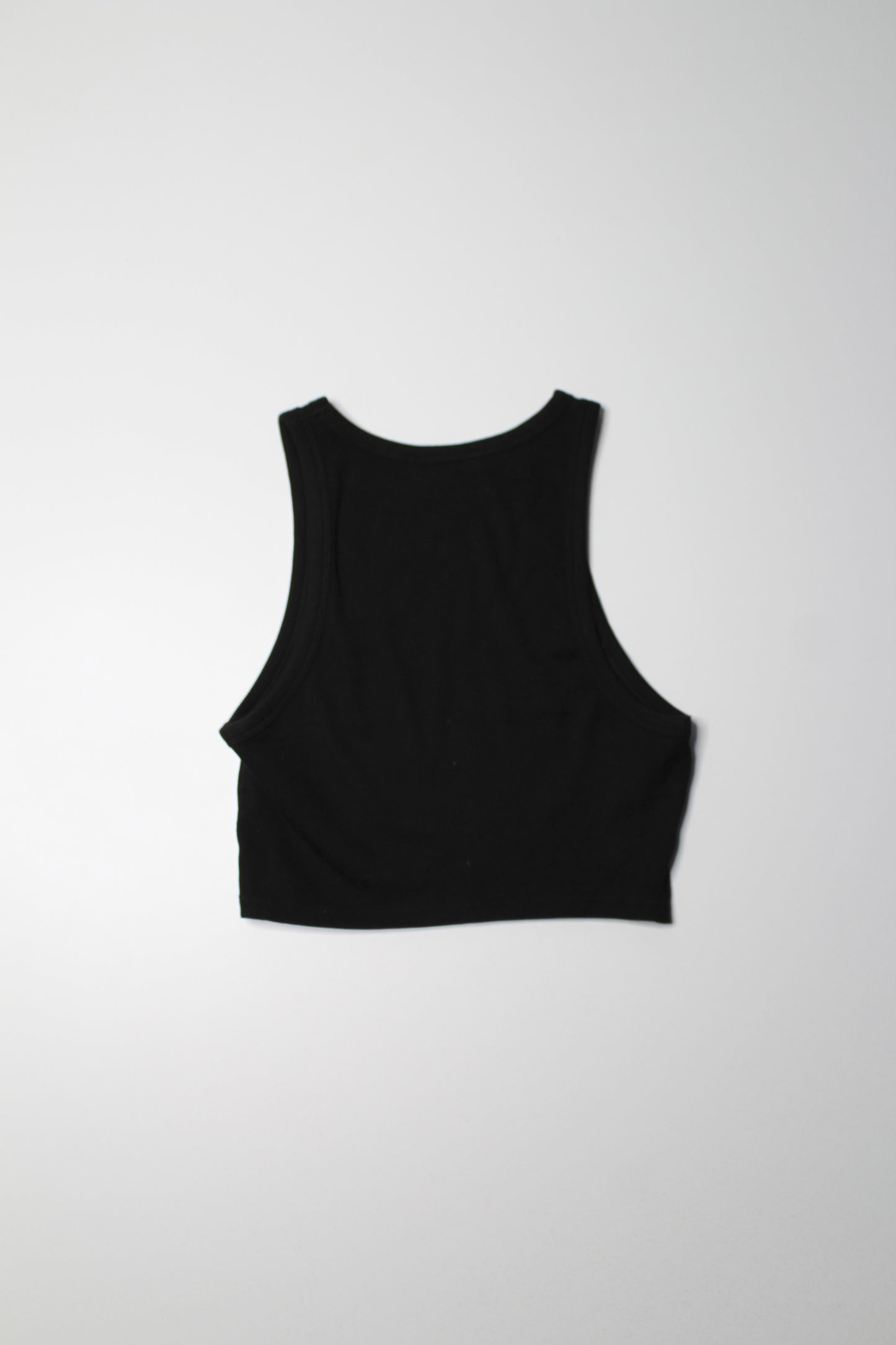 Zara black cropped tank, size small