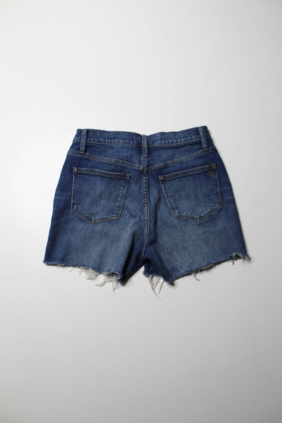 Madewell high rise cut off jean shorts, size 26