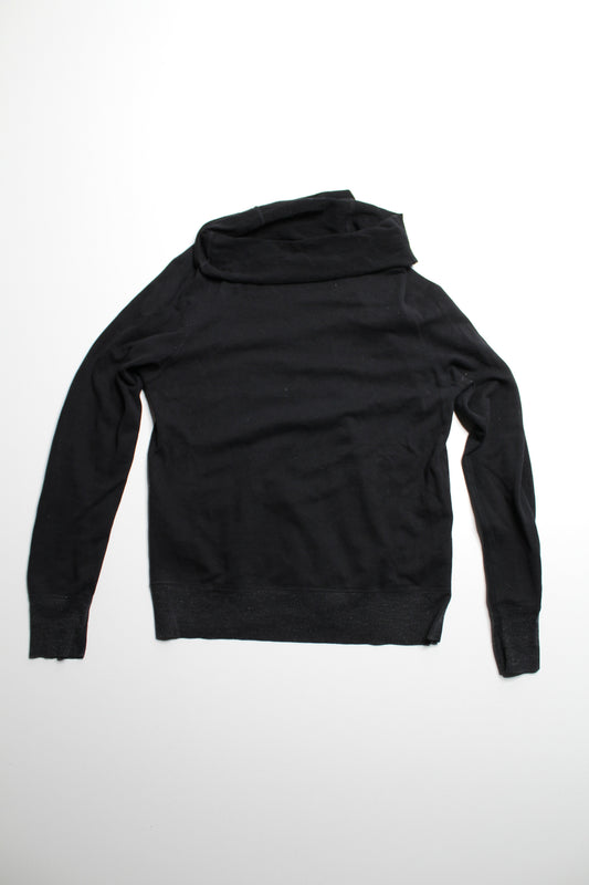 James Perse dark grey turtleneck/ cowl neck sweater, size 2 (fits like xs) (additional 50% off)