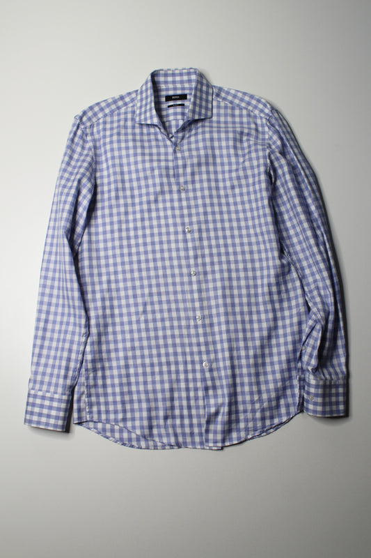 Mens Hugo Boss slim fit dress shirt, size 39 15.5 (size small) (sale: was $30)