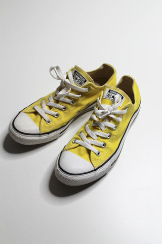 Converse yellow chuck Taylor sneaker, size 10