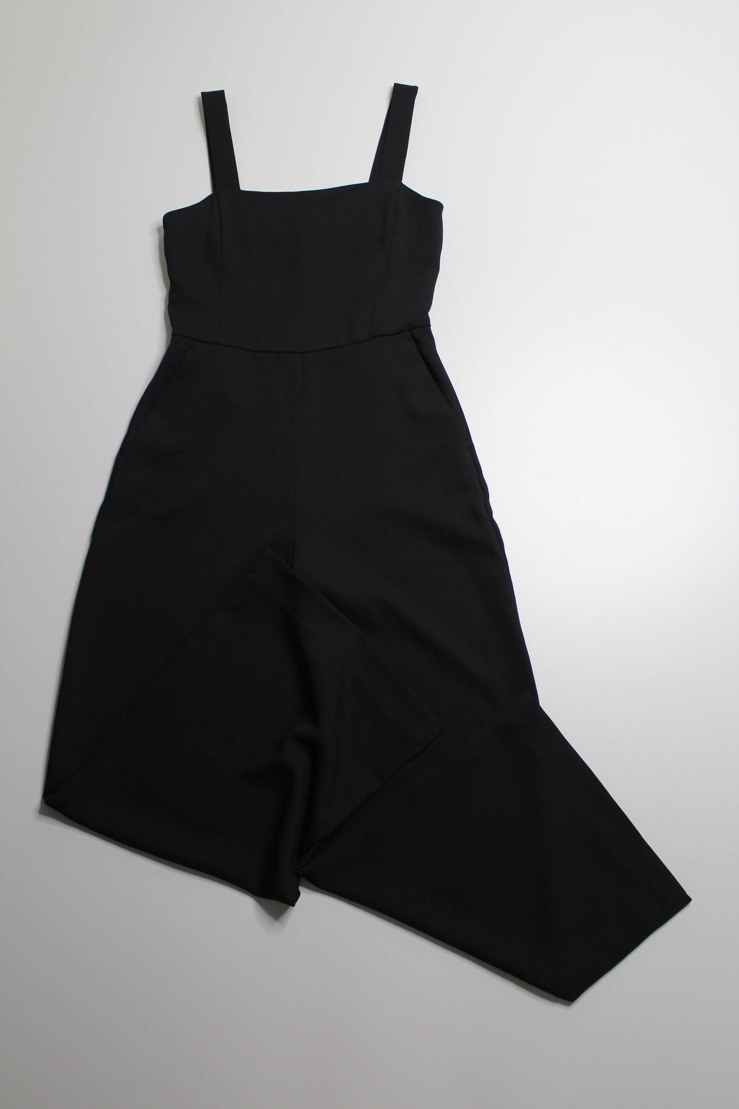 Aritzia wilfred black ‘picard’ wide leg jumpsuit, size 2 (size small)