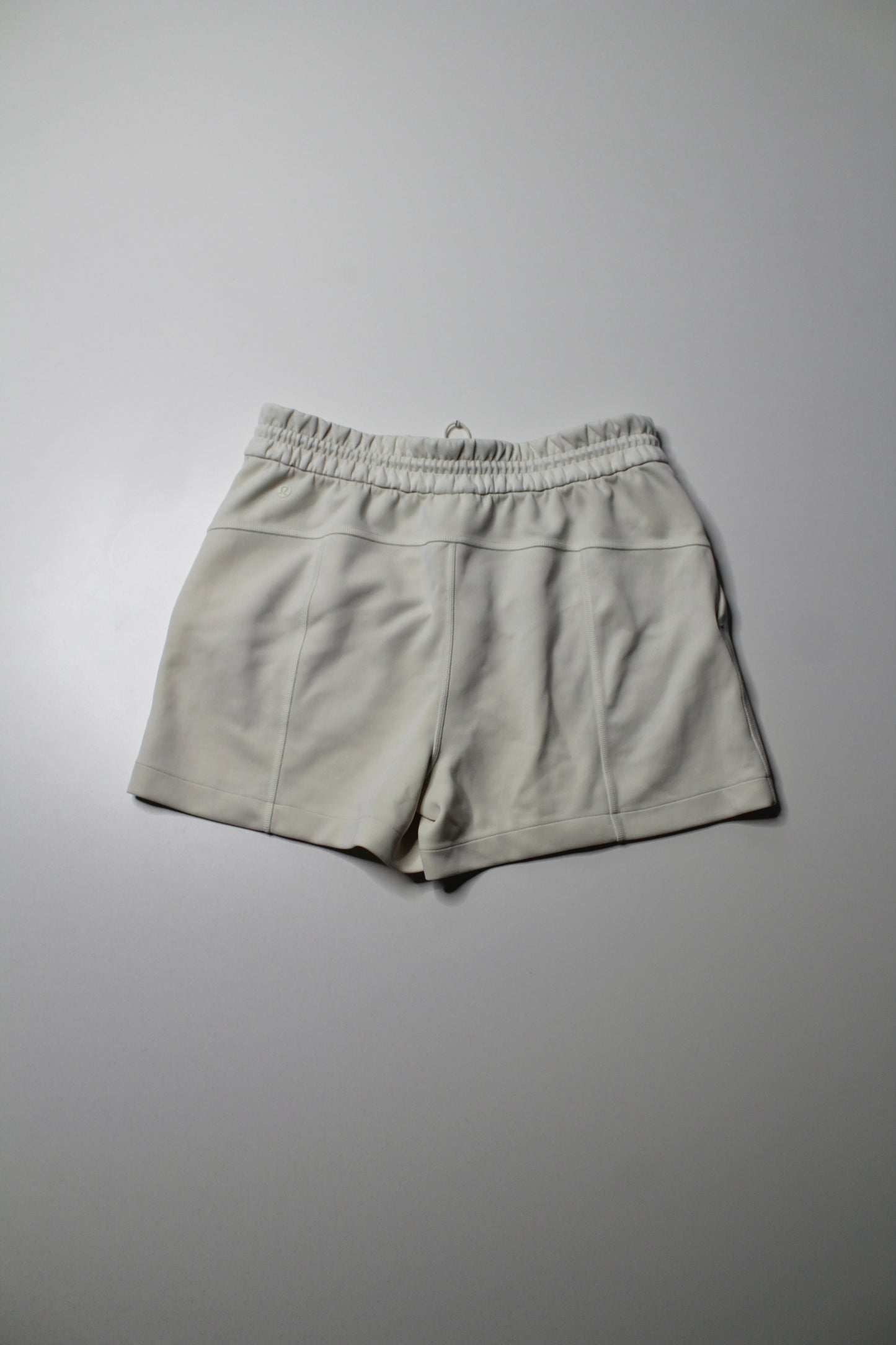 Lululemon bone 'softstreme high rise' shorts, size 10 (4")