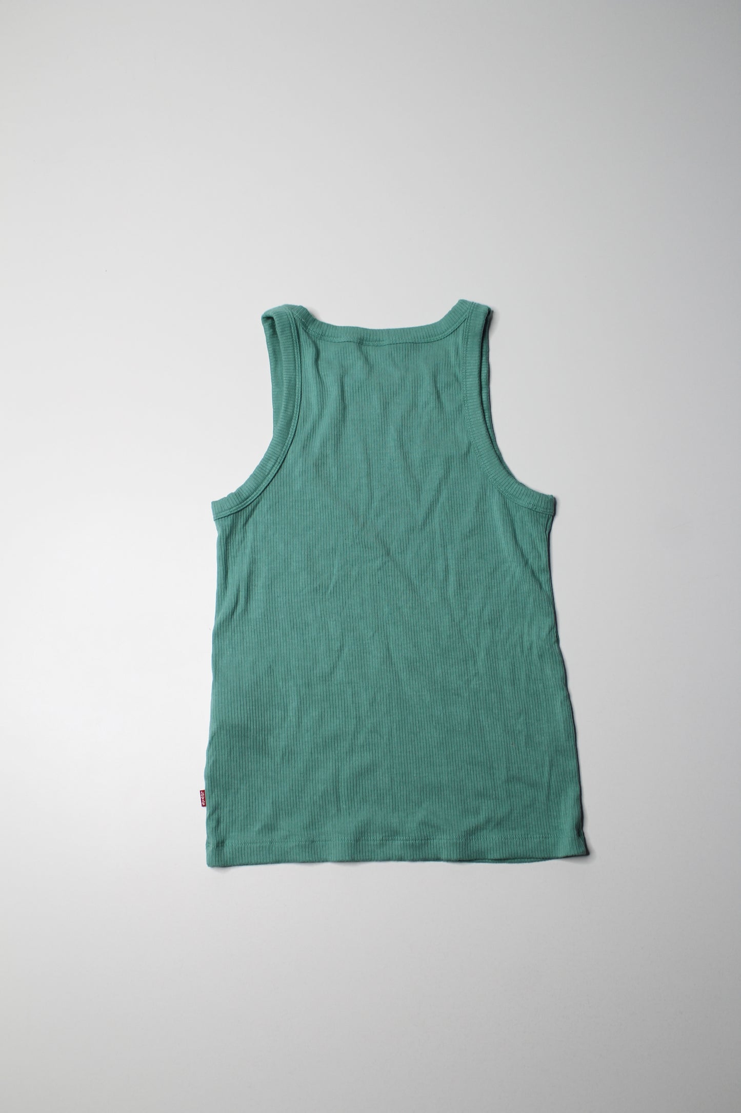 Levi’s green ribbed tank, size small