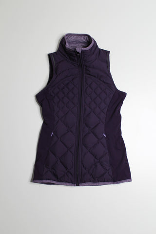 Lululemon deep zinfandel fluff off vest, size 6 (price reduced: was $65)