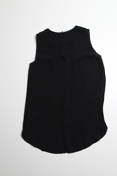 Aritzia black babaton sleeveless blouse, size xxs (loose fit)