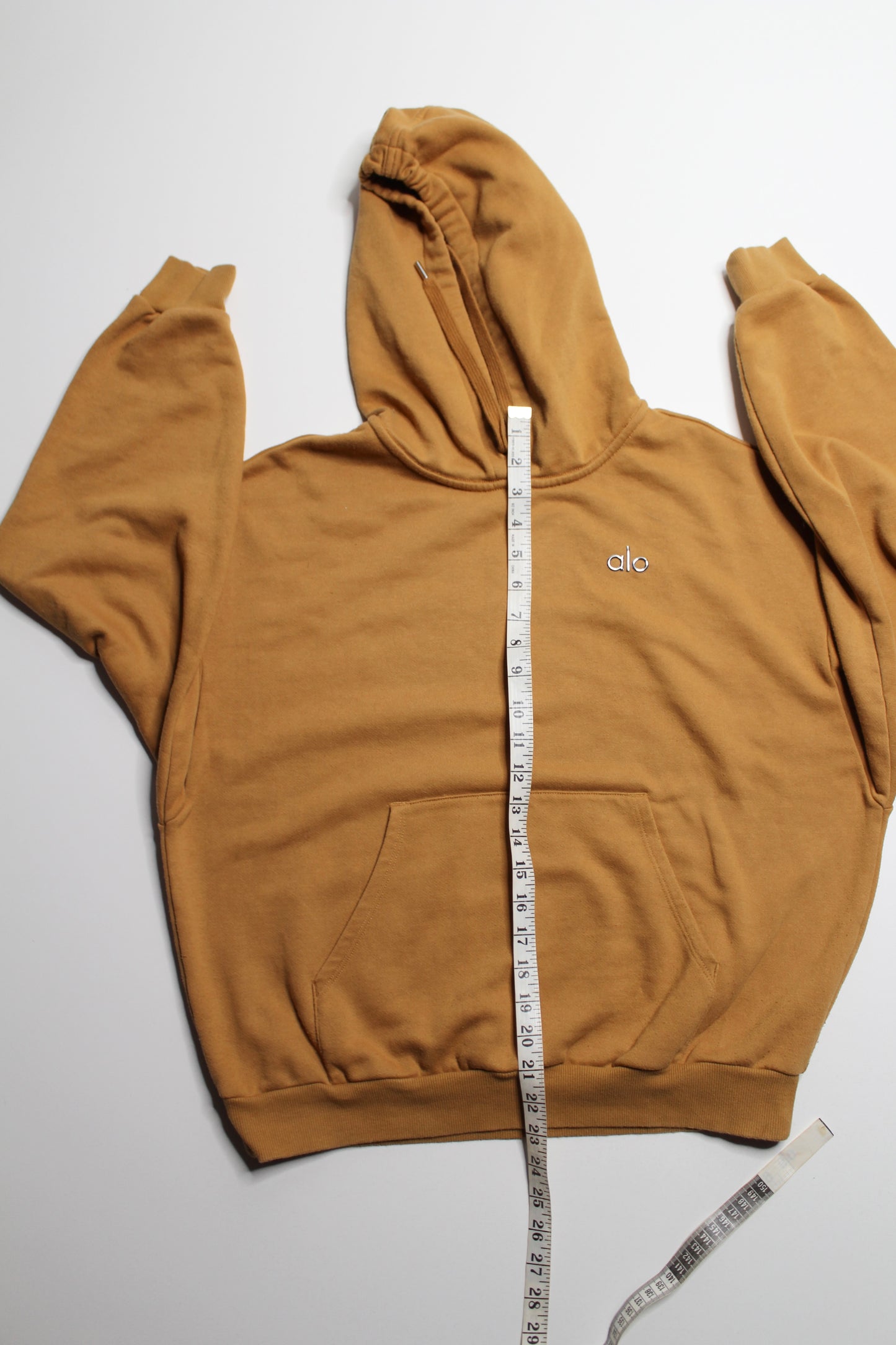 Alo Yoga dark mustard oversized hoodie, no size. Fits like medium (loose fit)