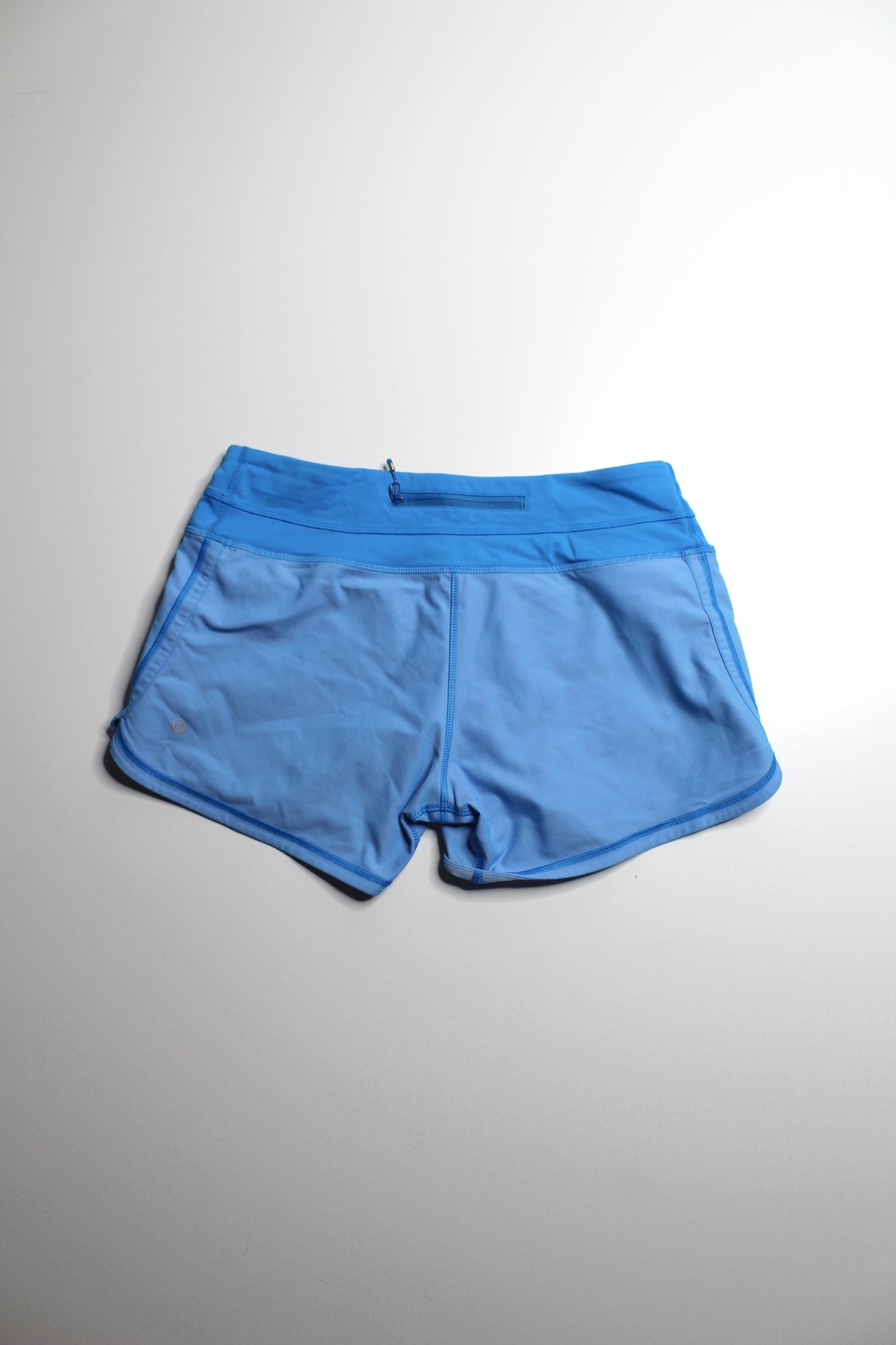 Lululemon blue ‘turbo’ run shorts, size 6 (4.5”)