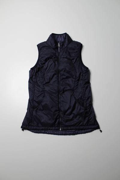 Lululemon deep indigo ‘layer up’ vest, size 8