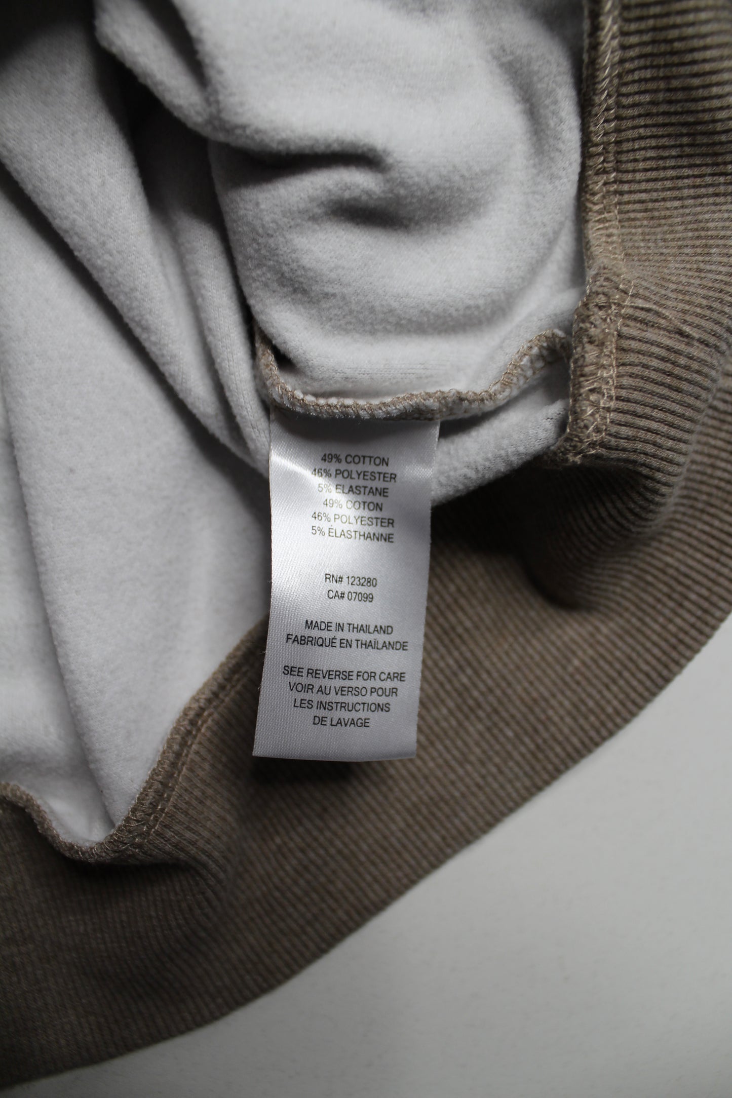 Travis Mathews MENS tan 1/4 zip long sleeve, size medium