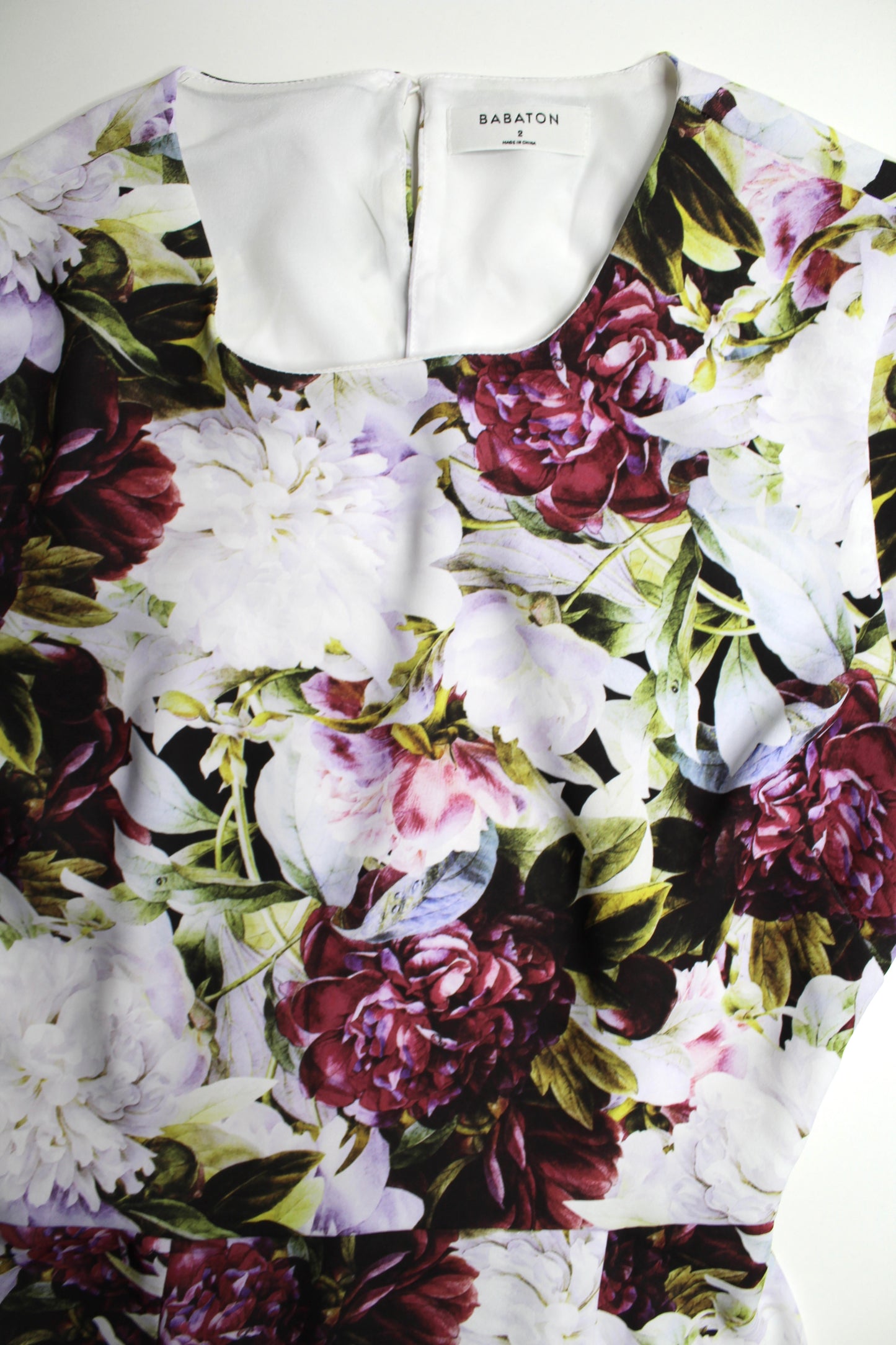 Aritzia Babaton floral midi dress, size 2